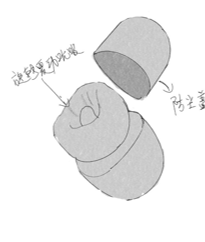 上下舌舔震动吮吸器立项草图